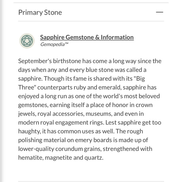 Blue Sapphire Ring Size 7 925 Sterling Silver Secondary Stones Zircons - Picture 4 of 13